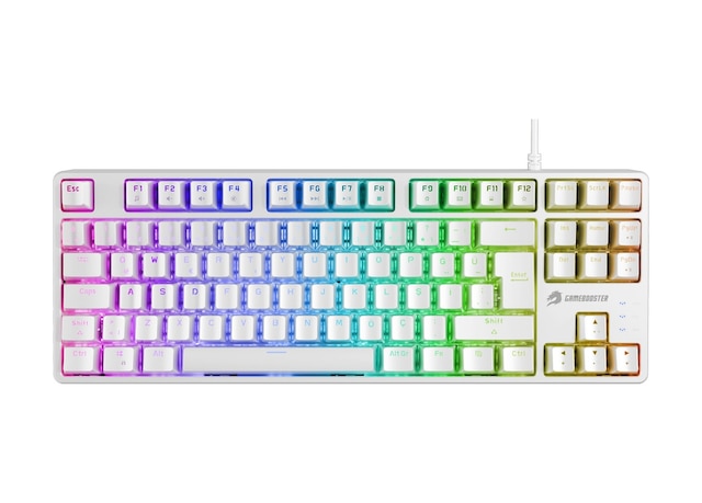 Gamebooster G23w Enigma Tkl Rainbow Aydınlatmalı Red Switch Beyaz Mekanik Gaming Klavye