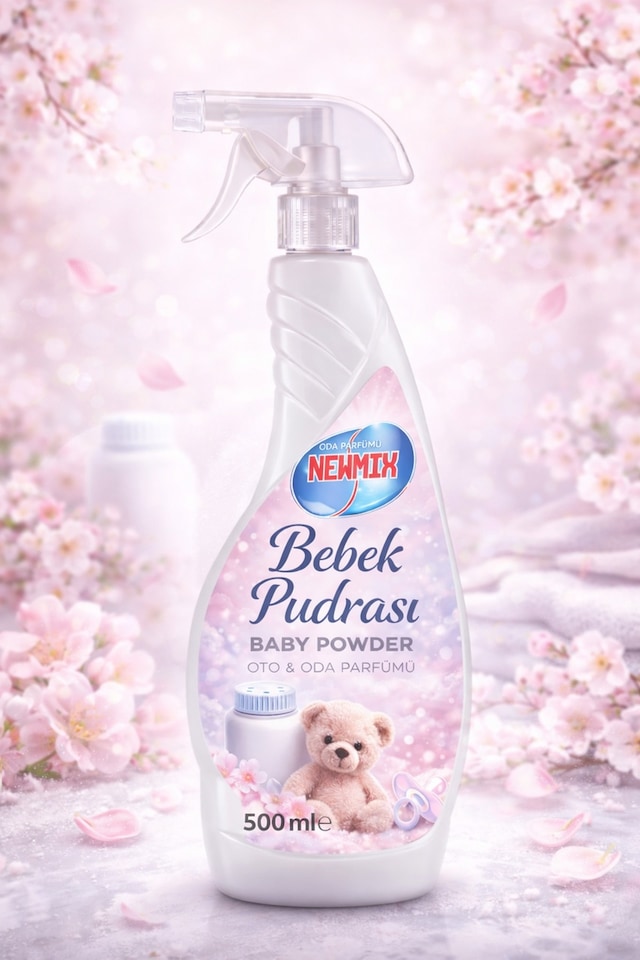 Newmix Bebek Pudrası Oda-oto Parfümü 500 Ml