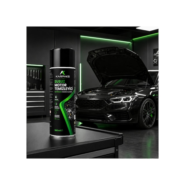 Professional Susuz Araç Motor Temizleyici Sprey 500 Ml Yağ Ve Kir Temizliği