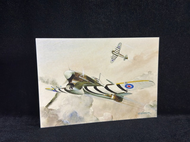 İngiltere Ww2 Salmon Postcard Wings For Victory Royal Air Force 2. Dünya Savaşı Savaş Uçağı Temalı Kartpostal Teşhir Ürün