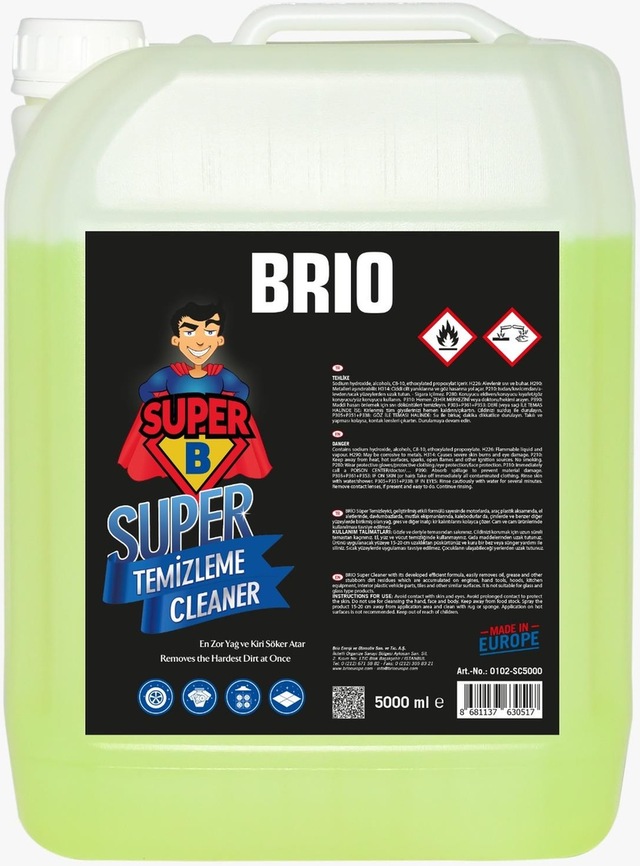 Brio Temizleyici Yağ Sökücü 5 L
