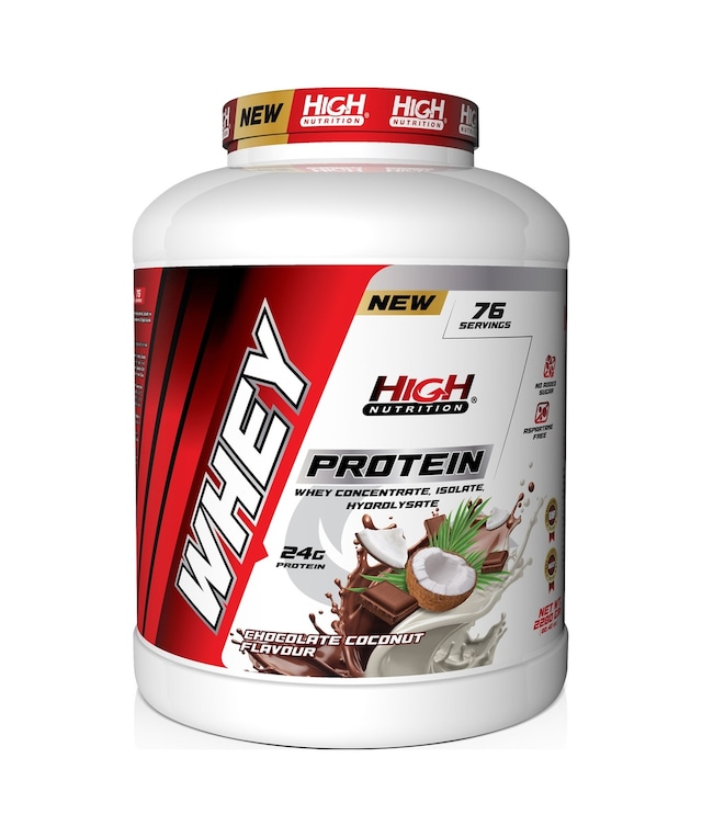 Whey Protein 2280 Gr Çikolata Hindistan Cevizi Aromalı Protein Tozu 24 Gram Protein 76 Servis