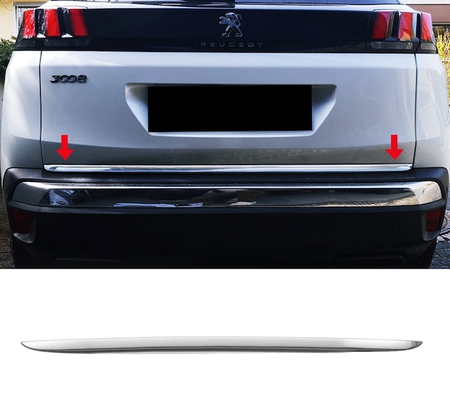 Peugeot 3008 Krom Bagaj Alt Çıta P.çelik 2016 Ve Üzeri