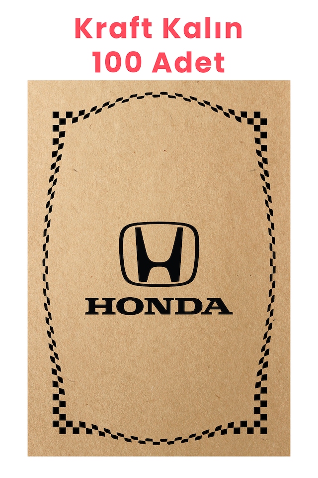 Kraft 120gr Honda Oto Paspas Kağıdı 100 Adet - 35x50cm - Kalın