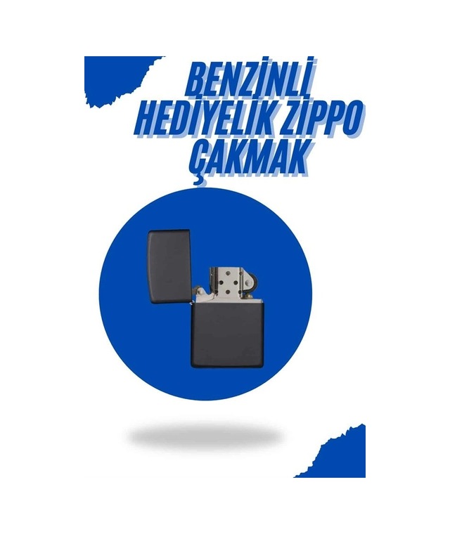 Şık Metal Çakmak Siyah Kutuda Hediyelik Eşya