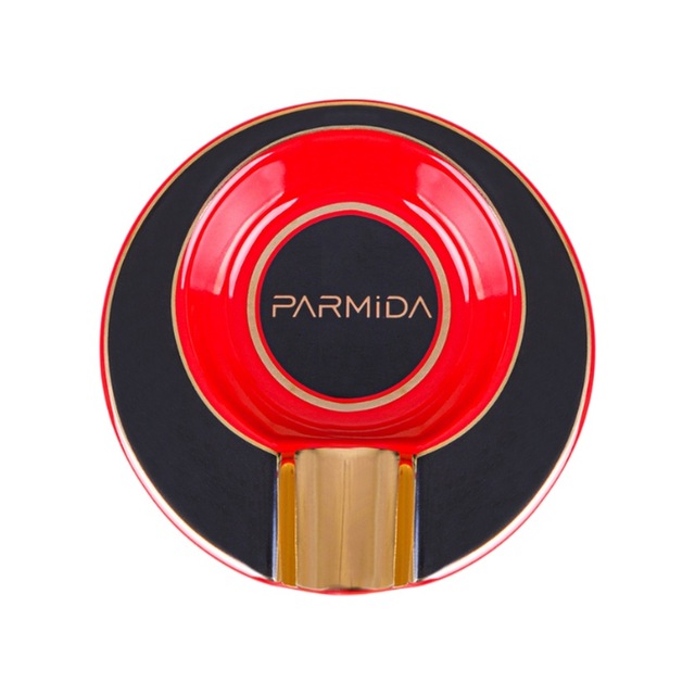Parmida Siyah-kırmızı Porselen Tekli Puro Küllüğü - Tr8276