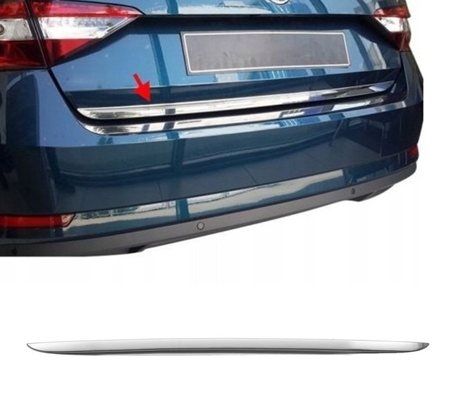 Skoda Superb Krom Bagaj Alt Çıta 2015 Ve Üzeri P.çelik