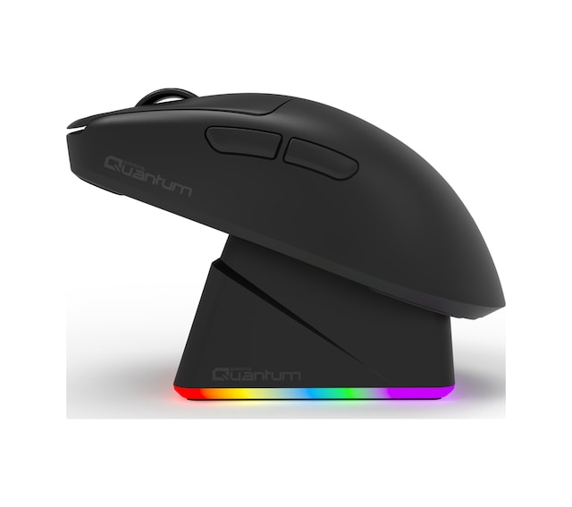 Quantum Gaming Fluxmouse G13 Pro 1000hz Paw3311 Rgb Şarj İstasyonlu 22.000 Dpı Kablosuz Siyah Gaming Mouse