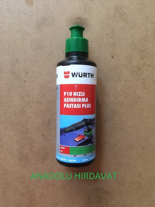 Würth P10 Hızlı Koya Koruma Pastası Pasta Cila 250
