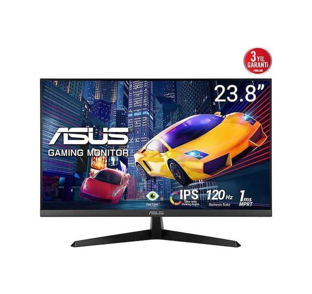 Asus 23.8" Ips Vy249hgr 1ms 120hz Hdmı Gamıng Monitör 1920x1080
