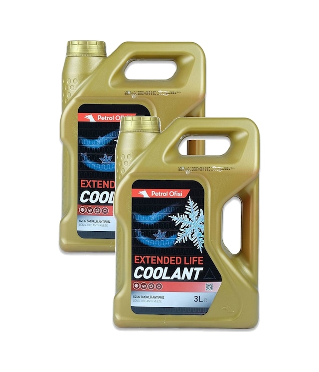 Petrol Ofisi Extendend Life Coolant Kırmızı Antifriz 3 L x 2