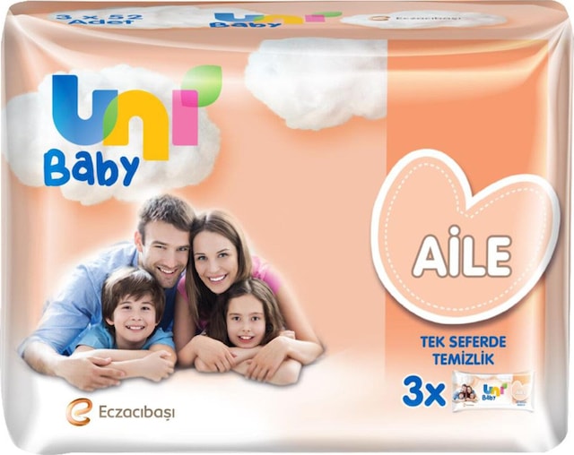 Uni Baby Islak Mendil Aile (3X52)