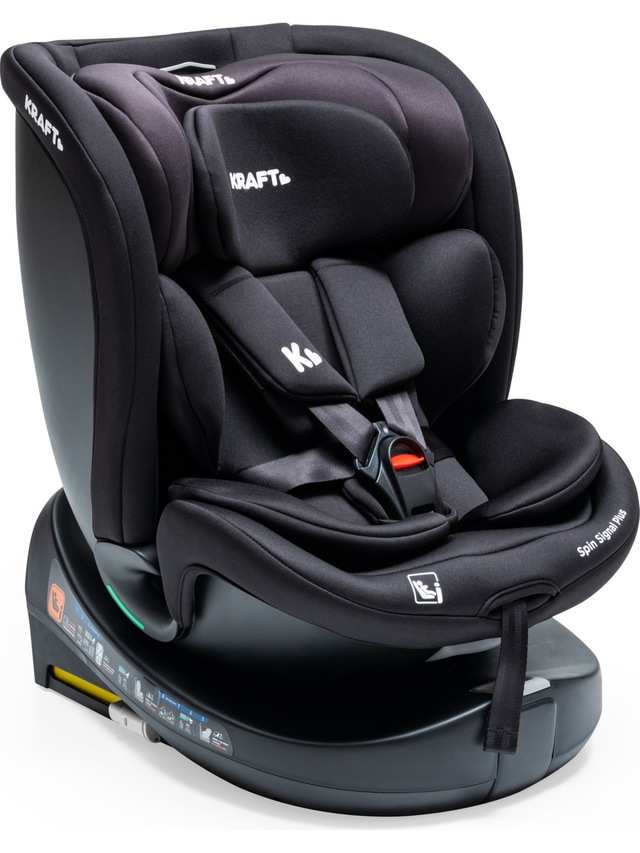Kraftspin Signal Plus I-size 360 Dönebilen İsofix'li Oto Koltuğu 0-36 Kg Black