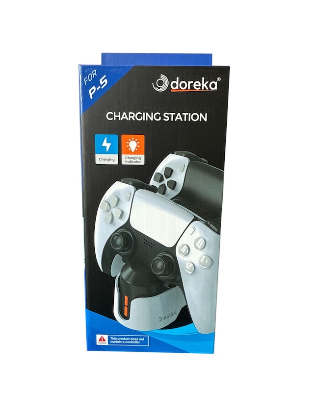 Doreka Ps5 Dualsense Şarj İstasyonu Playstation 5 Uyumlu Charging Station - Tp5-1501s Beyaz