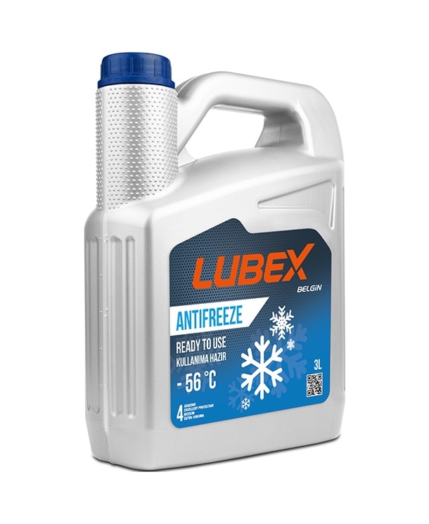Lubex Antifreeze Rtu Mavi -56 3 Lt Mavi