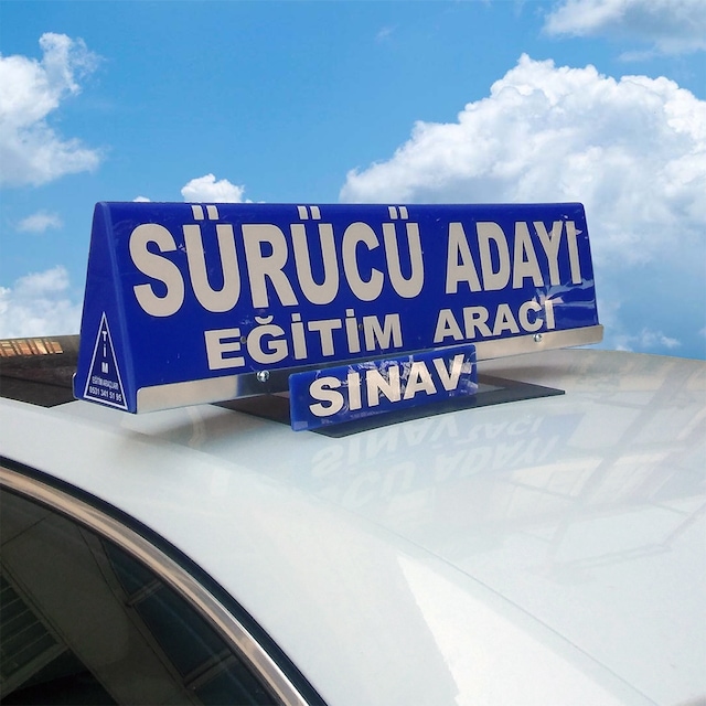 Sürücü Adayı Tepeliği + Eğitim Aracı + Sınav Aracı + Mıknatıslı