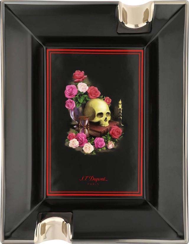 S.t. Dupont Memento Mori Porselen Siyah Küllük 6494