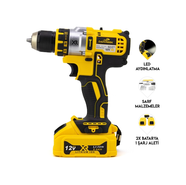 Dawreek 10 MM Çelik Mandren Vidalama DW3P