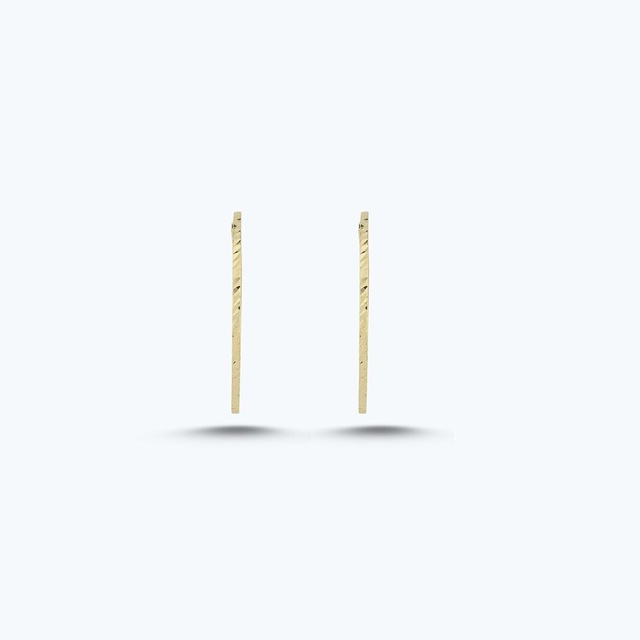 Altınbaş Altın Halka Küpe Akp0248-y-25977-30mm Çok Renkli
