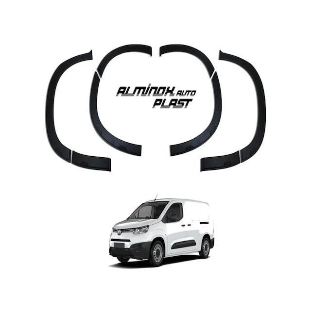 Toyota Proace City 2019 Ve Sonrası Çamurluk Dodik Set 8 Parça Abs