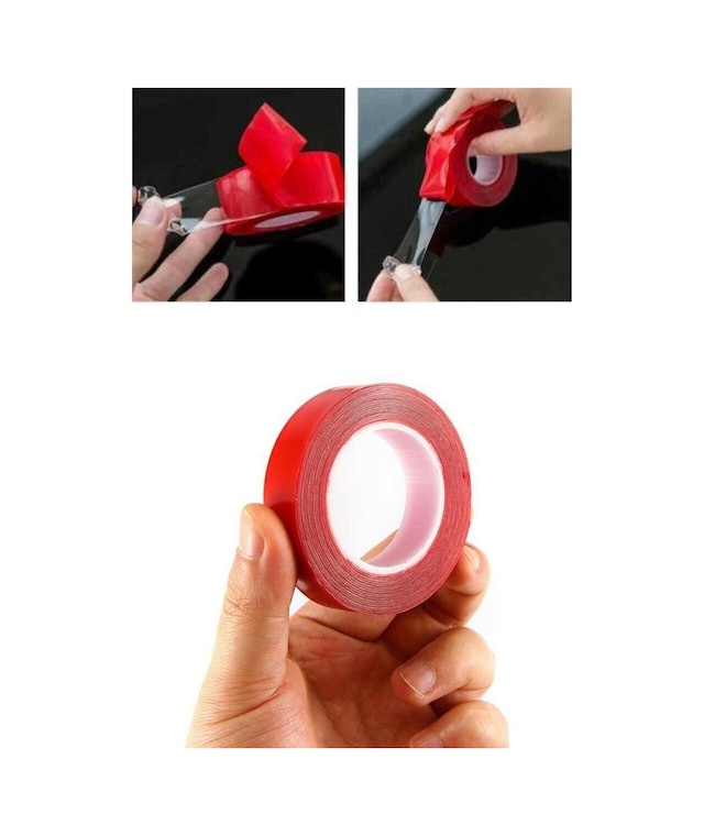 Hn- Çift Taraflı Akrilik Silikonize Bant 18 Mm X 2 Metre