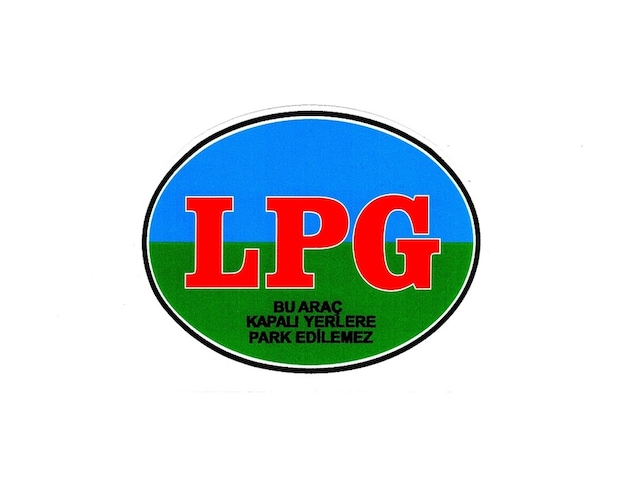 Lpg Sticker - Lpg Mevcut Sticker
