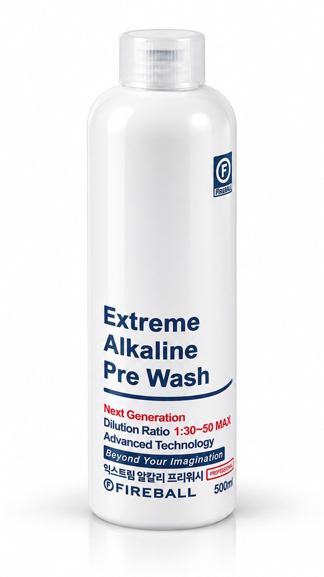 Fireball Extreme Alkaline Pre Wash 500 Ml Güçlü Alkali Ön Yıkama Ve Ağır Kir Çözücü