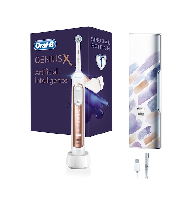 Oral-B Genius X AI Şarj Edilebilir Diş Fırçası Rose Gold