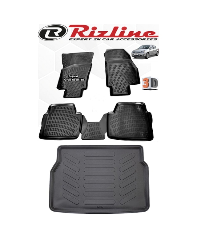 Rizline Opel Astra H Hb 3D Paspas+Bagaj Havuzu Seti