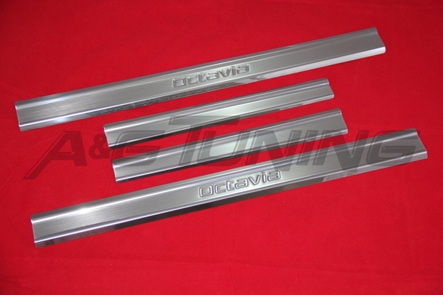 Skoda Octavia A4 Krom Kapı Eşiği Takım 1996-2004 Paslanmaz Çelik N11.1486