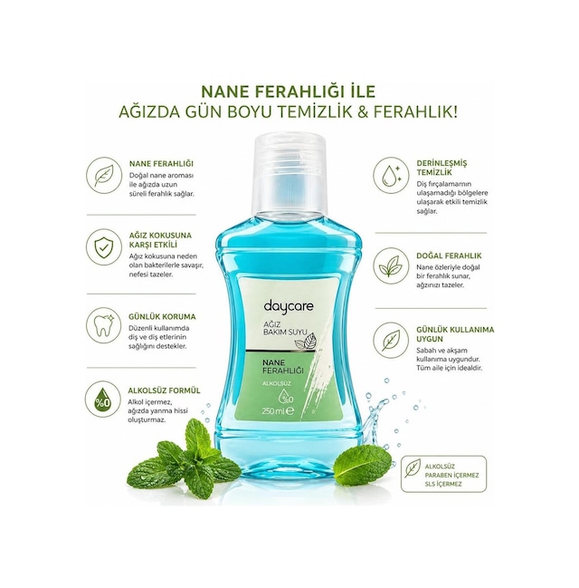 Alkolsüz Ağız Bakım Suyu 290 Ml