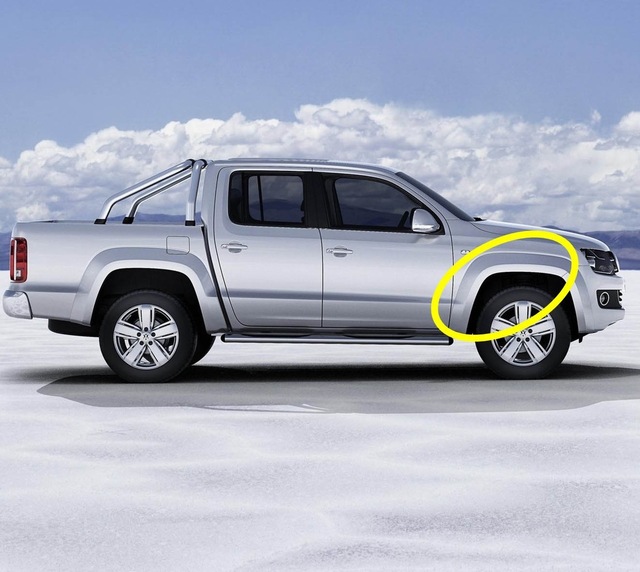 Vw Amarok 2010-2012 Sağ Ön Çamurluk Dodik Üst Parça 2h7853718b