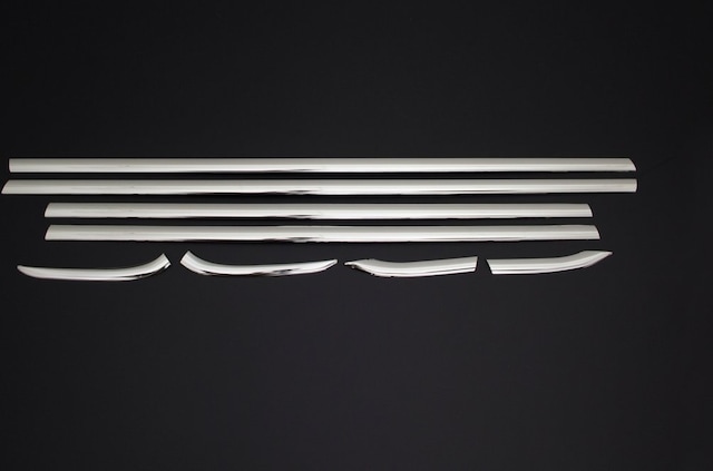 Ford Fiesta 2009-2017 Cam Çıtası 8 Parça Paslanmaz Krom