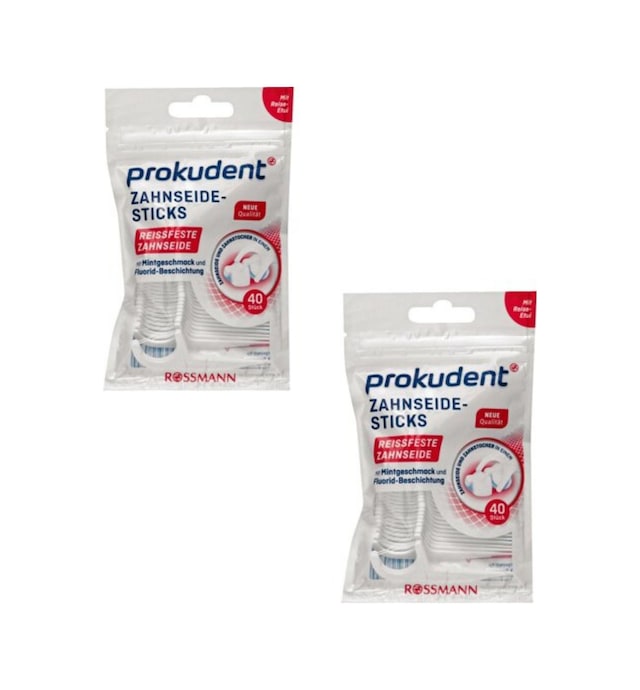 Prokudent Mumlu Diş İpi İpli Kürdan 2 x 40 Adet