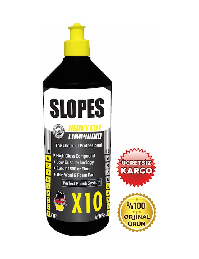 Slopes X10 Agresif Çizik Pasta 1000 Ml