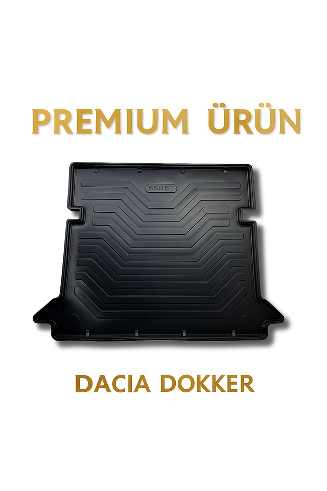Dacia Dokker 2012+ Uyumlu 3d Bagaj Havuzu Premium