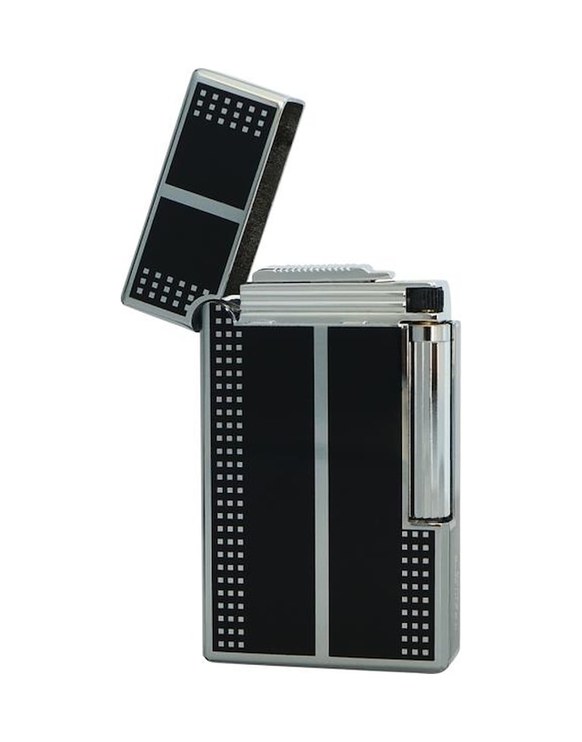 Tek Torch Pürmüz Siyah-gümüş Puro Çakmağı - Tr4505