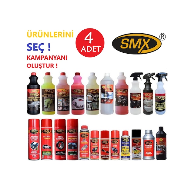 Smx Araç Bakım Seti - Kendi Setini Oluştur Kampanyası