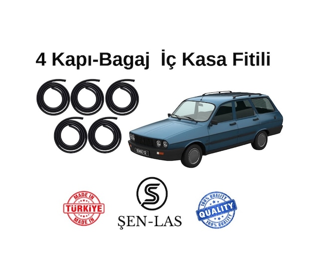 Renault Reno-12 Station Wagon Şen-las 4 Kapı + Bagaj Fitili Şl0111