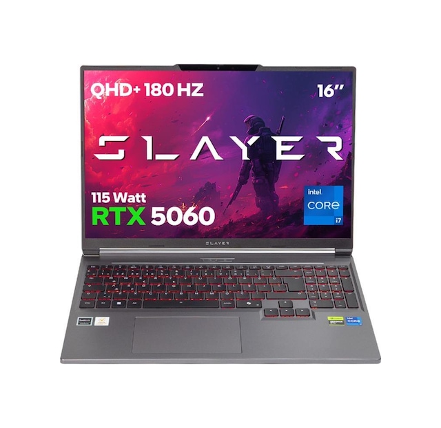 Game Garaj Slayer X7T-5060-C7 i7-14650HX 16 GB 1 TB SSD RTX5060 16" Free Dos Dizüstü Bilgisayar