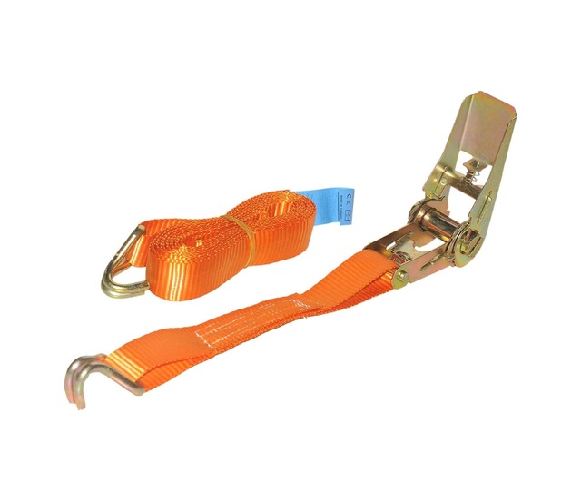 Safeset Sg-27 25mm 1 İnç Spanzet 4 Mt Kolon Takım 400-800 Kg Kaldırma 6 Mm Çift J Kanca 1.1 Yük Gerdirme Halatı 1