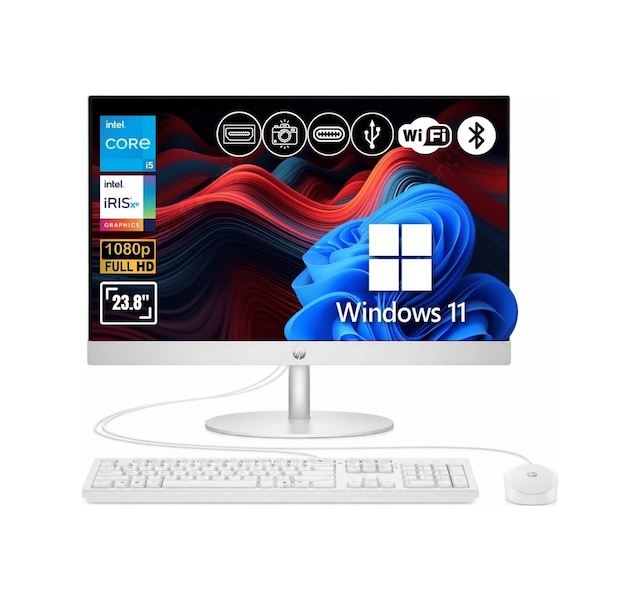 HP ProOne 240 G10 B6JC3ES-ATL22 i5-1334U 32 GB 1 TB SSD 23.8" W11P AIO Masaüstü Bilgisayar