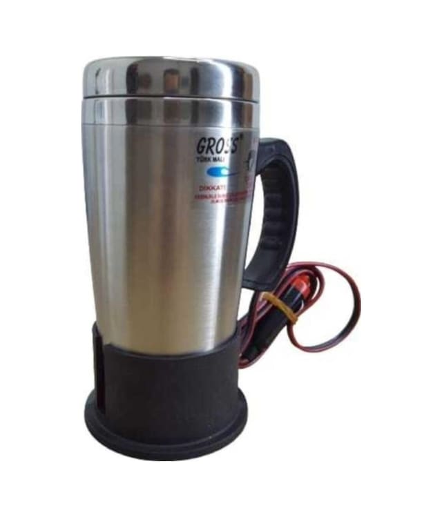 Ahmet Otomotiv Gross 12V 500 ML Araç Termosu Su Isıtıcı Krom