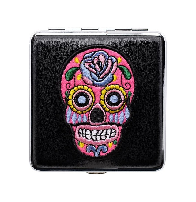 Atomic German Skull Kurukafa Patch Deri Kısa Sig. Tab Akasısı Pem