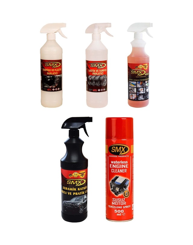 SMX Susuz Motor Temizleme Spreyi / Seramik Cila / Hızlı Cila / Pr