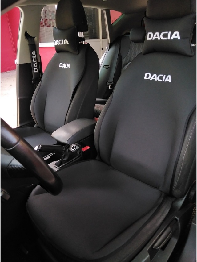 Dacıa Nakışlı Ön Ikili Oto Koltuk Kılıfı