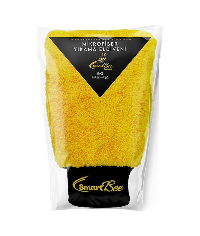 Smartbee Pemium Mikrofiber Araç Yıkama Ve Cila Eldiveni