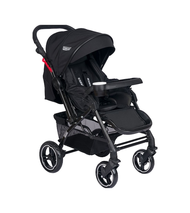 Tommy Baby Tornado Plus Black Alüminyum Lüx Çift Yönlü Bebek Arabası