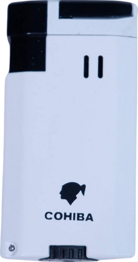 Cohiba Çift Torch Pürmüz Beyaz Puro Çakmağı - Tr8933