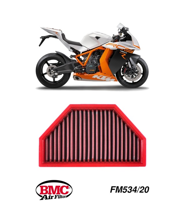 Bmc Fm534/20 Ktm 1190 Rc8 / R / Track 2008-2015 Kutu İçi Performans Hava Filtresi
